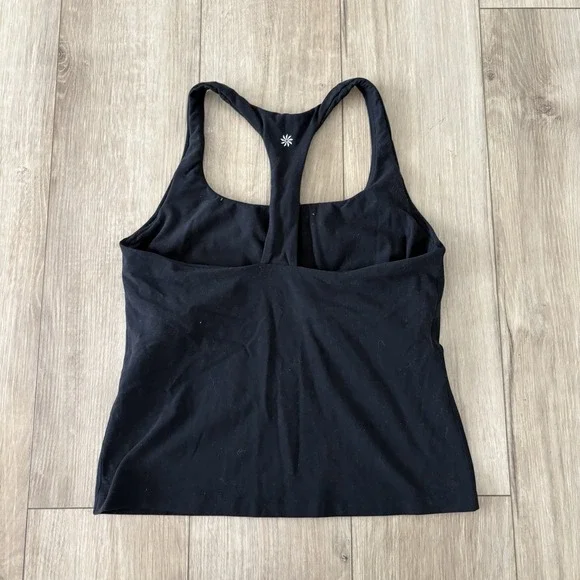 Athleta Activewear Tank Top With Built In Bra For Women Size Medium Racerback - Picture 6 of 7
